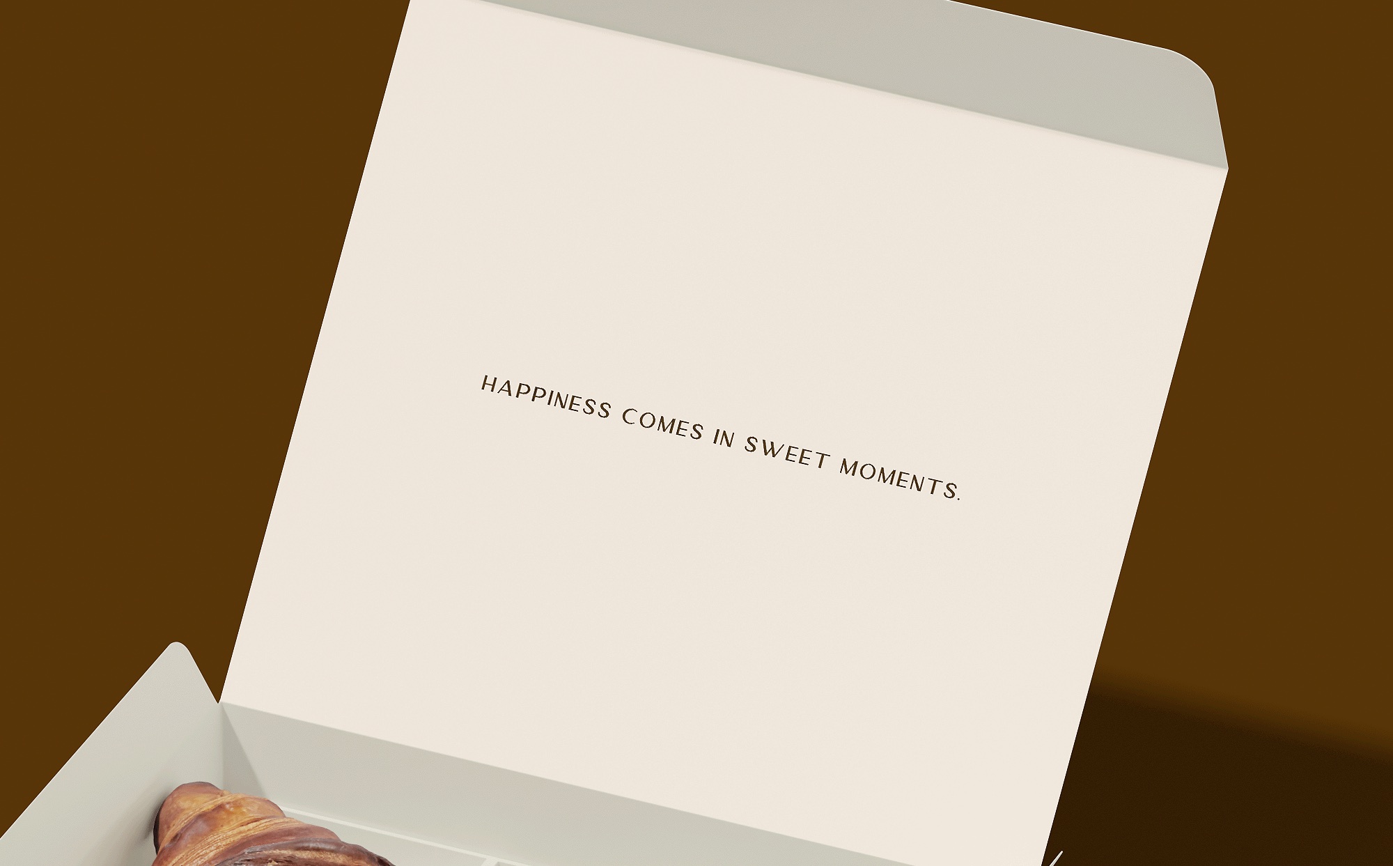 Inside a Sereza pastry box: Happiness comes in sweet moments.